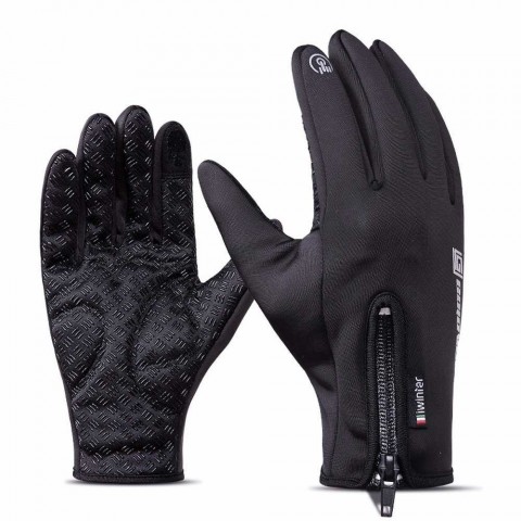 Unisex Acrylic Windproof Winter Gloves for Smartphones - Multi Colors