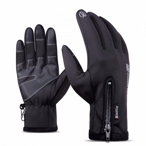 Unisex Acrylic Windproof Winter Gloves for Smartphones - Multi Colors