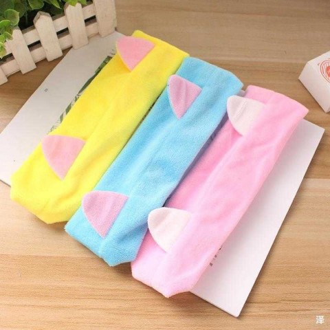 Cute Steamed Cat-Ear Bread Design Women's Hair Accessory - Red Headband