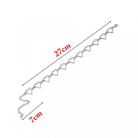 Wild Temperament Women's 18K Gold Plated Geometric Choker Necklace with Cubic Zirconia