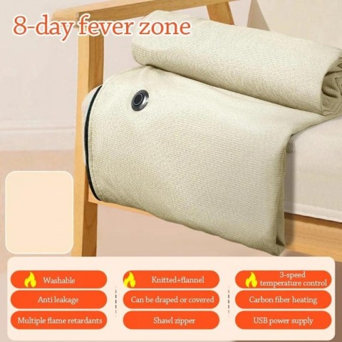 Electric Heated Scarf for Women, Portable and Washable, Perfect Winter Accessory