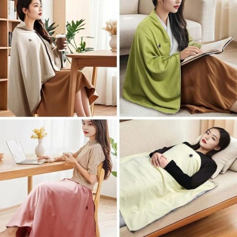 Electric Heated Scarf for Women, Portable and Washable, Perfect Winter Accessory