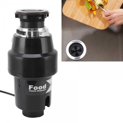 Qwen 76000A Quiet 3/4HP Kitchen Garbage Disposer for Efficient Food Waste Management