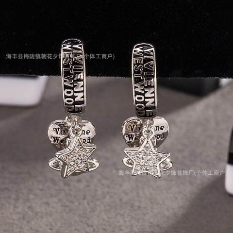 Viviennd Westwood High-End Bohemian Stud Earrings for Women