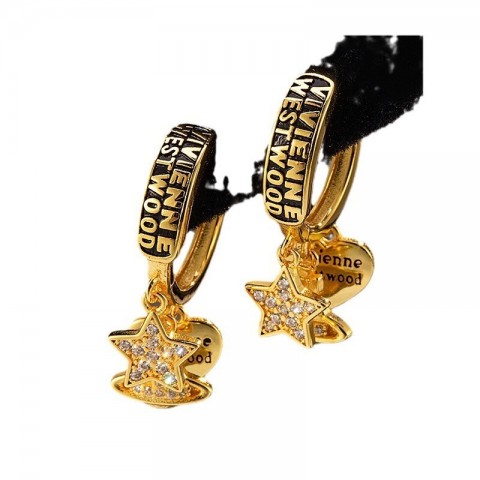 Viviennd Westwood High-End Bohemian Stud Earrings for Women