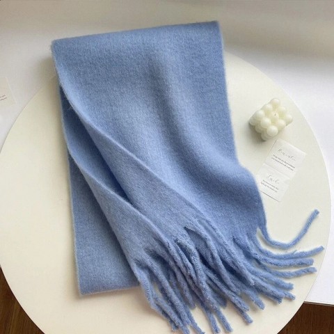 Warm Fashionable Women's Thick Cashmere Tassel Shawl