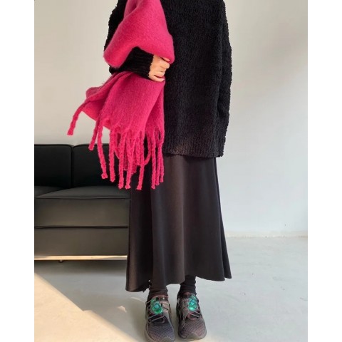 Warm Fashionable Women's Thick Cashmere Tassel Shawl