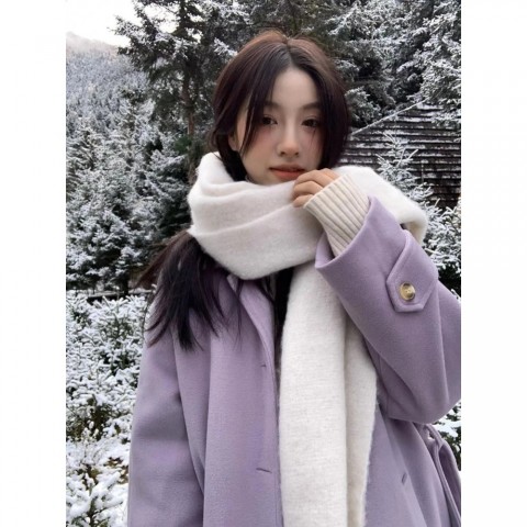 Warm Fashionable Women's Thick Cashmere Tassel Shawl