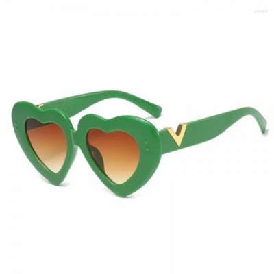 Sunglasses 2024 Women's Peach Heart UV400 Protection