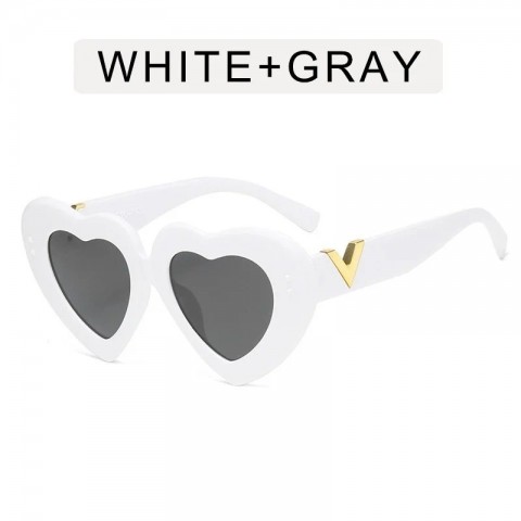 Sunglasses 2024 Women's Peach Heart UV400 Protection
