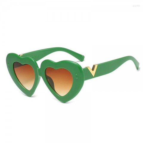 Sunglasses 2024 Women's Peach Heart UV400 Protection