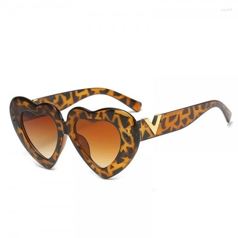 Sunglasses 2024 Women's Peach Heart UV400 Protection
