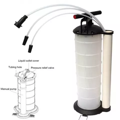Manual Vacuum Oil Extractor for Car Truck Boat
