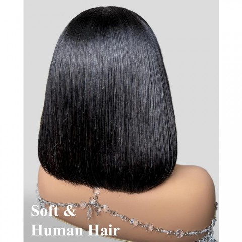 SNQP High Temperature Synthetic 210 Density Ready-to-Use Lace Wig for Women
