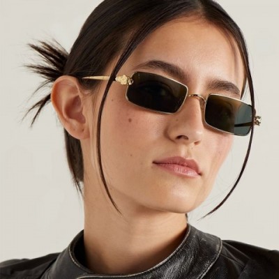 2025 Luxury Metal Diamond-Encrusted One-Piece Sunglasses - Trendy Women's UV400 Protection