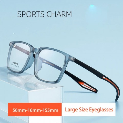 Optical Prescription Eyewear in Black Ultra Lightweight TR90 Unisex G6206