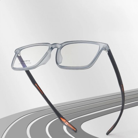 Optical Prescription Eyewear in Black Ultra Lightweight TR90 Unisex G6206