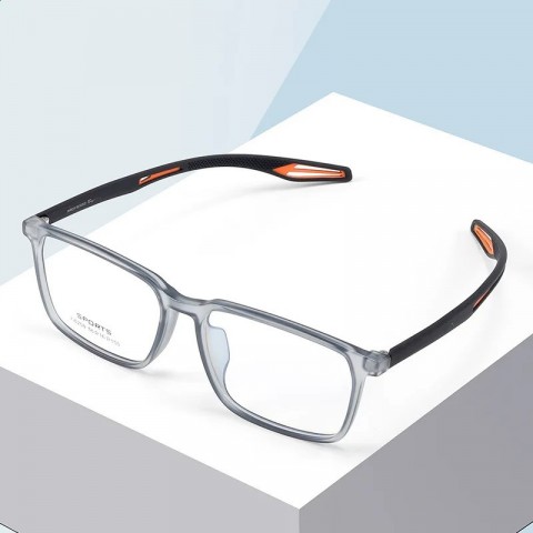 Optical Prescription Eyewear in Black Ultra Lightweight TR90 Unisex G6206