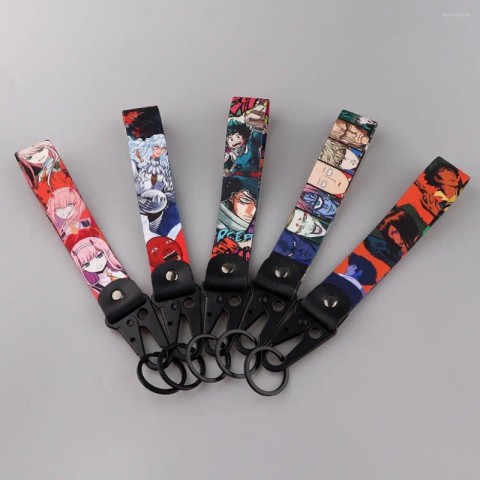 Trendy Japanese Anime Keychains and Lanyards CL241231