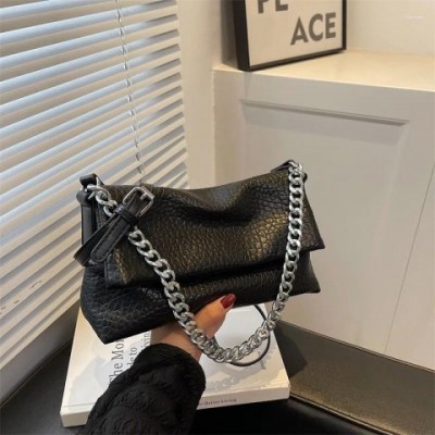 Totes Fashion Women's Soft Leather Shoulder Bag with Chain Detail