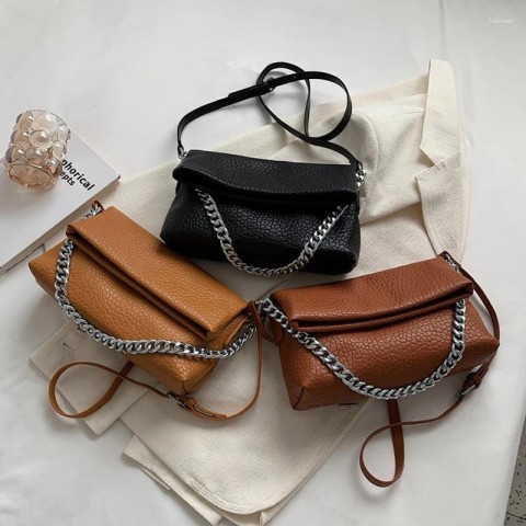 Totes Fashion Women's Soft Leather Shoulder Bag with Chain Detail