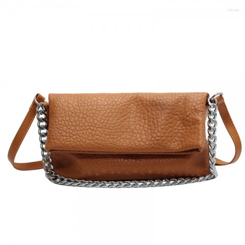 Totes Fashion Women's Soft Leather Shoulder Bag with Chain Detail