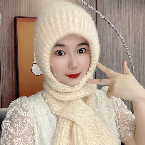 Women's Cozy Winter Velvet Beanie with Ear Flaps