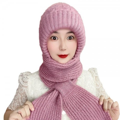 Women's Cozy Winter Velvet Beanie with Ear Flaps