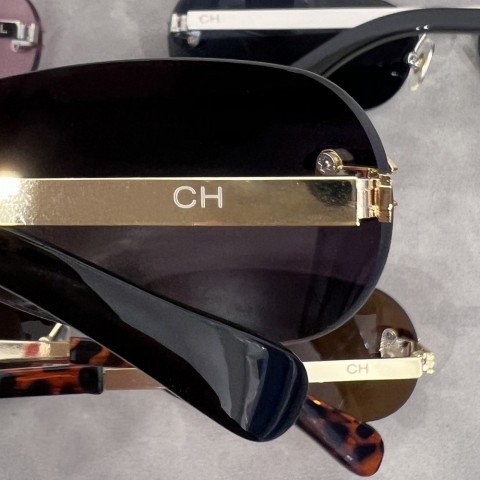 Designer Women's Diamond Monogram Outdoor Travel Sunglasses With UV380 Protection