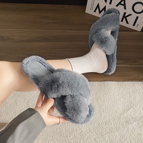 Comfortable 2025 New Thick Bottom Cotton Slippers for Women