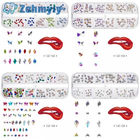 DIY Teeth Jewelry Kit - Colored Crystal Gemstones for Teeth Decor - Unisex