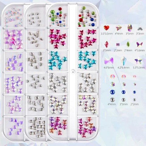 DIY Teeth Jewelry Kit - Colored Crystal Gemstones for Teeth Decor - Unisex