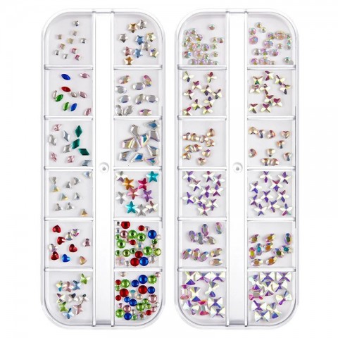 DIY Teeth Jewelry Kit - Colored Crystal Gemstones for Teeth Decor - Unisex