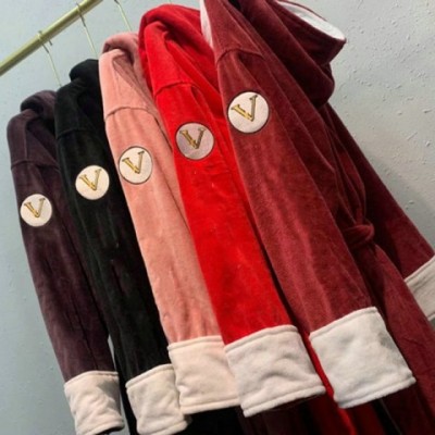 Luxury Winter Velvet Robes for Women - 5 Colors Bathrobe with V-Neck