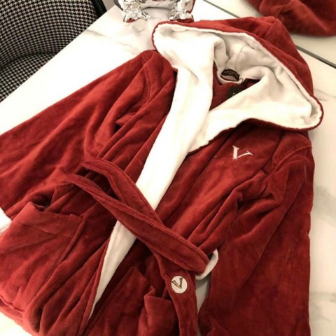 Luxury Winter Velvet Robes for Women - 5 Colors Bathrobe with V-Neck