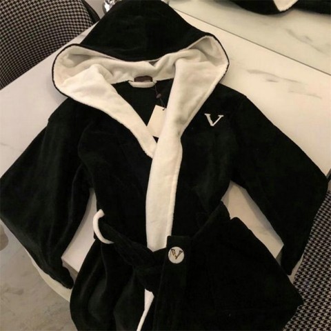 Luxury Winter Velvet Robes for Women - 5 Colors Bathrobe with V-Neck