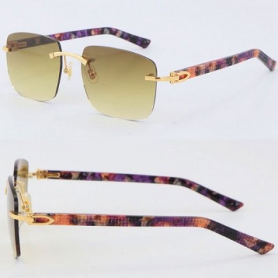 Luxury Rimless Sunglasses with UV400 Protection