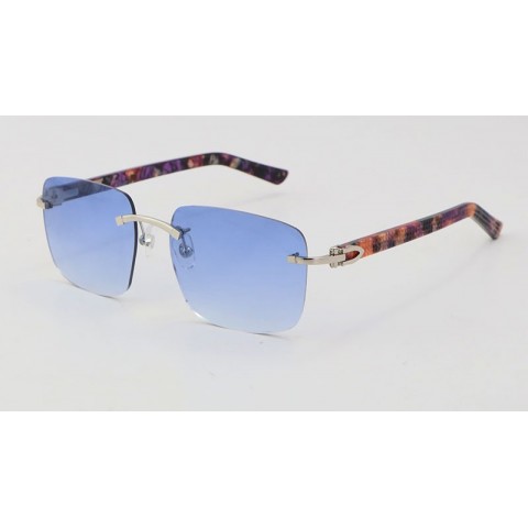 Luxury Rimless Sunglasses with UV400 Protection
