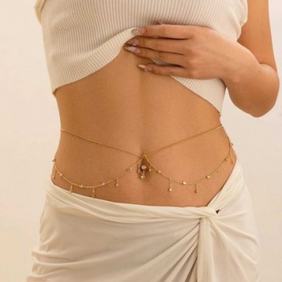 Ingemark Minimalist Multi-Layer Belly Chain for Women