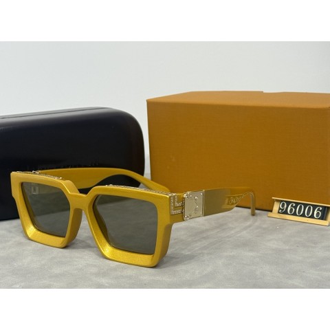 Millionaire M96006WN Men's Classic Full Black Square Sunglasses - UV400 Protection