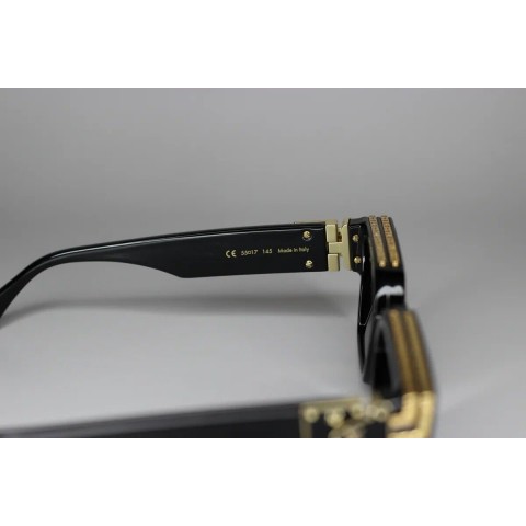 Millionaire M96006WN Men's Classic Full Black Square Sunglasses - UV400 Protection