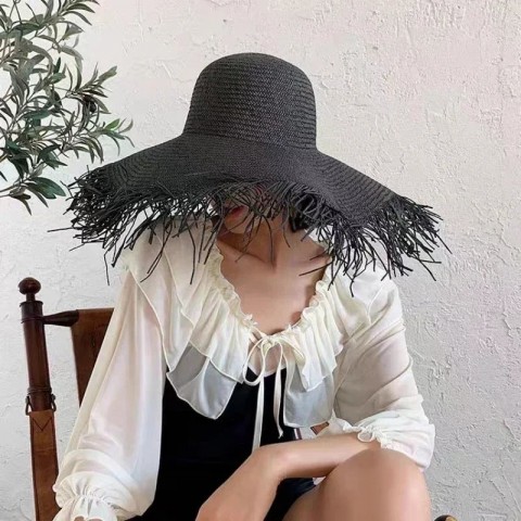 Summer Wide Brim Sun Hat for Women with UV Protection