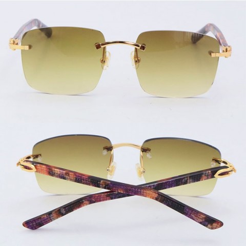 Luxury Rimless Sunglasses with UV400 Protection