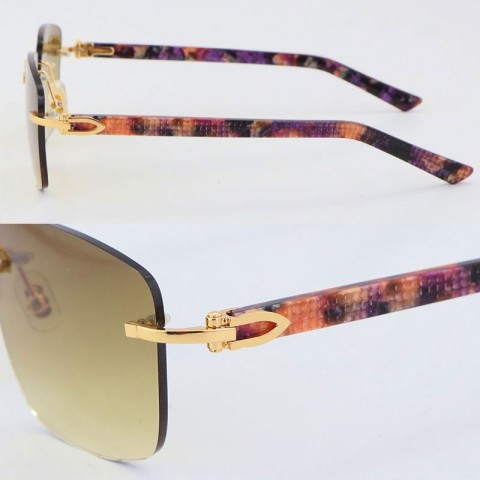 Luxury Rimless Sunglasses with UV400 Protection