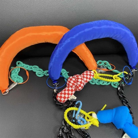 J2502 Keychains Lanyards - Boys Classic Anchor Rhinestone Pendant
