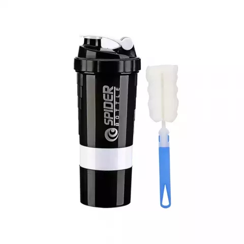 Protein Shaker Bottle, Durable Tritan Plastic 24oz with Lid for Gym & Sports (Green) dh3628137