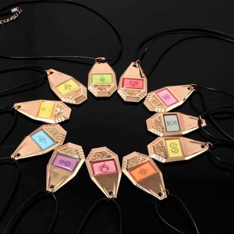 Anime Digimon Adventure Choker Necklace - 11 Styles Unisex Metal Pendant Cosplay Jewelry Gift