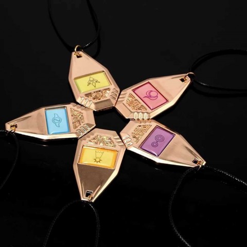 Anime Digimon Adventure Choker Necklace - 11 Styles Unisex Metal Pendant Cosplay Jewelry Gift