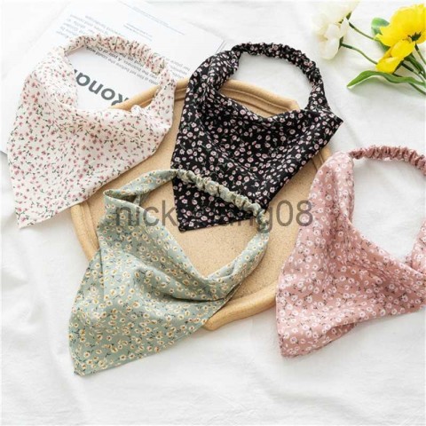 Boho Women's Fashion Pink Elastic Headscarf Bandana Hair Accessory x0628