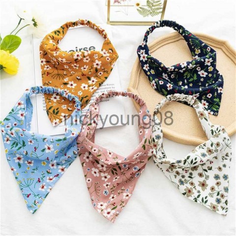Boho Women's Fashion Pink Elastic Headscarf Bandana Hair Accessory x0628